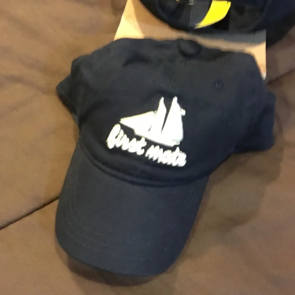 Dad & Me Coordinating Hat Set Captain First Mate